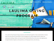 Tablet Screenshot of laulimagivingprogram.org